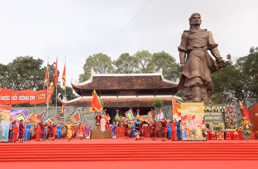 Lễ hội kỷ niệm 235 năm chiến thắng Ngọc Hồi – Đống Đa (1789 - 2024). Ảnh: QUANG PHÚC