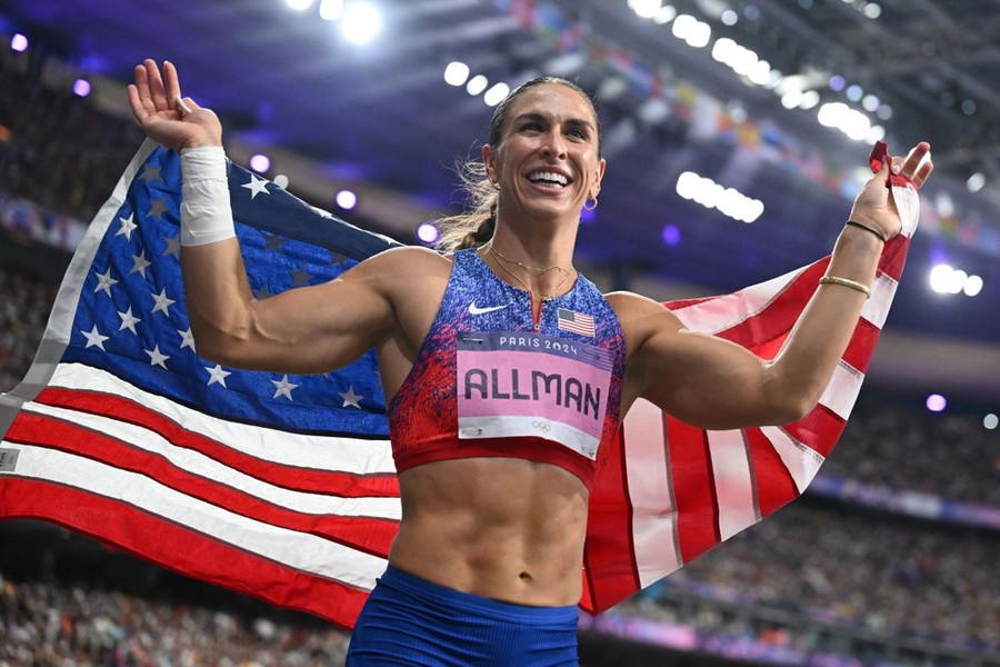 Mỹ chỉ giành được 1 huy chương Vàng trong ngày thi đấu 5/8. (Nguồn: Getty Images) Mỹ chỉ giành được 1 huy chương Vàng trong ngày thi đấu 5/8. (Nguồn: Getty Images)