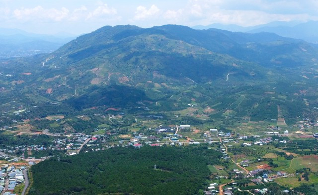 Khu vực núi SaPung, TP Bảo Lộc.