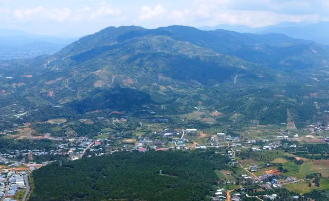 Khu vực núi SaPung, TP Bảo Lộc.