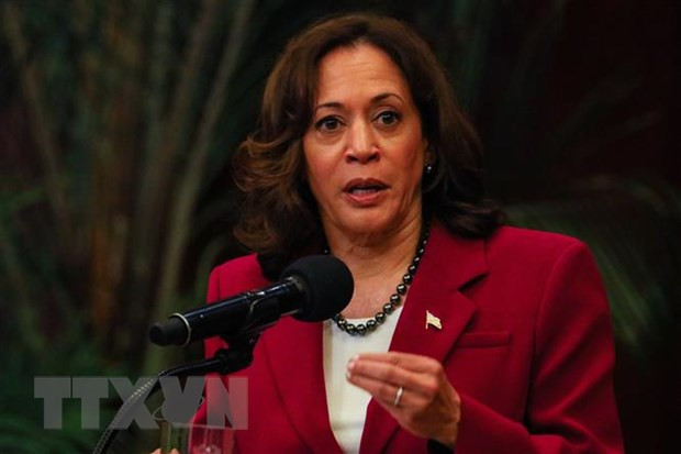 Phó Tổng thống Mỹ Kamala Harris. (Ảnh: AFP/TTXVN)