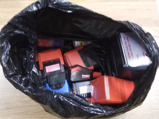 Tang vật trong vụ án.