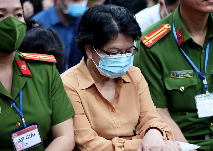 Bị cáo Đỗ Thị Nhàn. (Ảnh: Ngọc Dương) Bị cáo Đỗ Thị Nhàn. (Ảnh: Ngọc Dương)