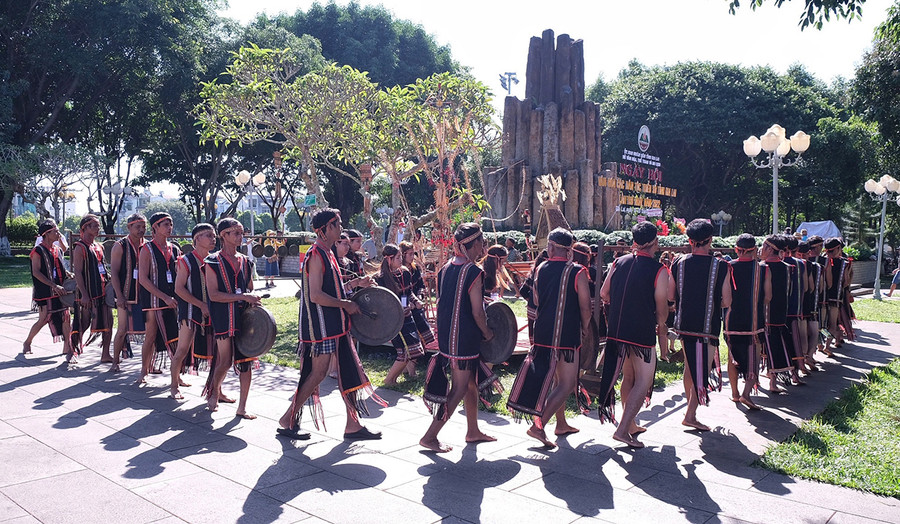 Ngày hội văn hóa diễn ra vào tháng 4 hàng năm. Ảnh: M.C Ngày hội văn hóa diễn ra vào tháng 4 hàng năm. Ảnh: M.C