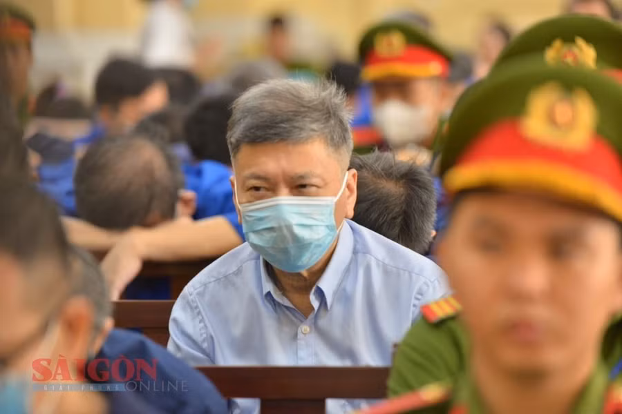 Bị cáo Chu Lập Cơ tại tòa chiều 11-4. Ảnh: CAO THĂNG