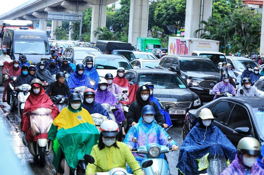 Các tỉnh Bắc Bộ có mưa rét. (Ảnh: Tuấn Anh/TTXVN)