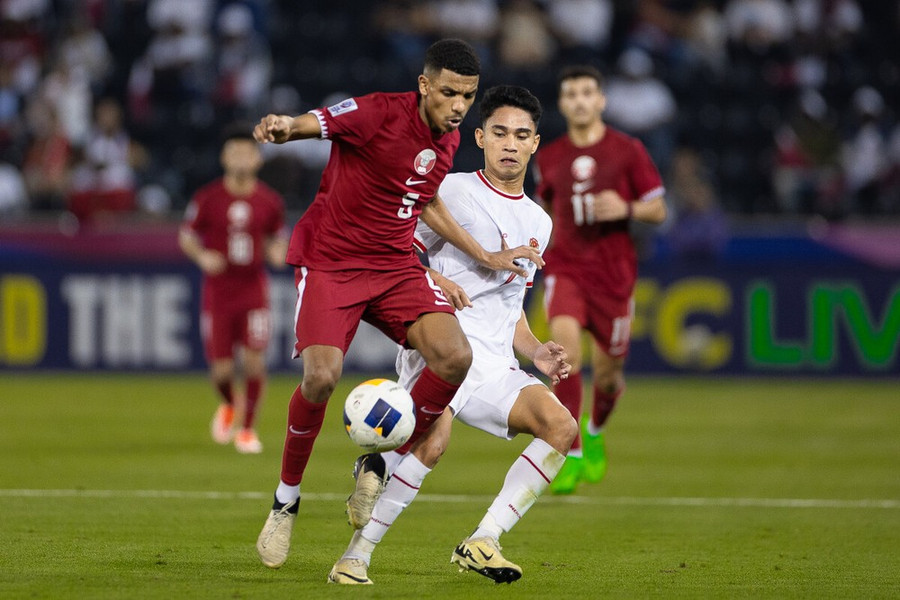 U23 Indonesia (áo trắng) thất bại ở ngày ra quân. (Nguồn: AFC) U23 Indonesia (áo trắng) thất bại ở ngày ra quân. (Nguồn: AFC)