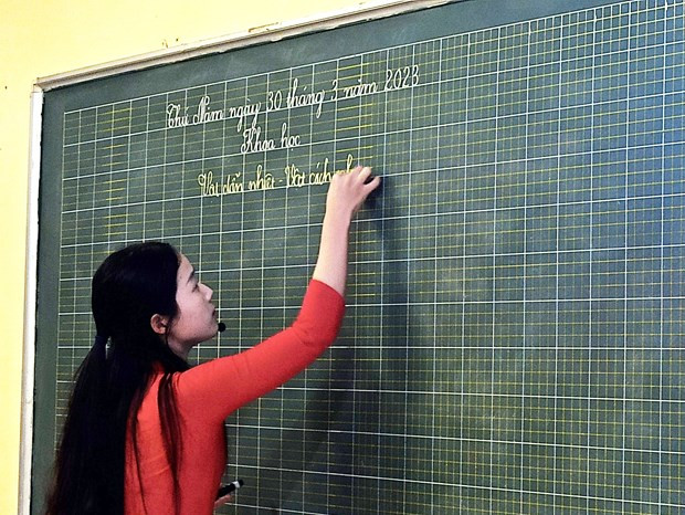 Chỉ tiêu đặt hàng đào tạo của các địa phương thấp so với nhu cầu thực tế. (Ảnh: PM/Vietnam+) Chỉ tiêu đặt hàng đào tạo của các địa phương thấp so với nhu cầu thực tế. (Ảnh: PM/Vietnam+)