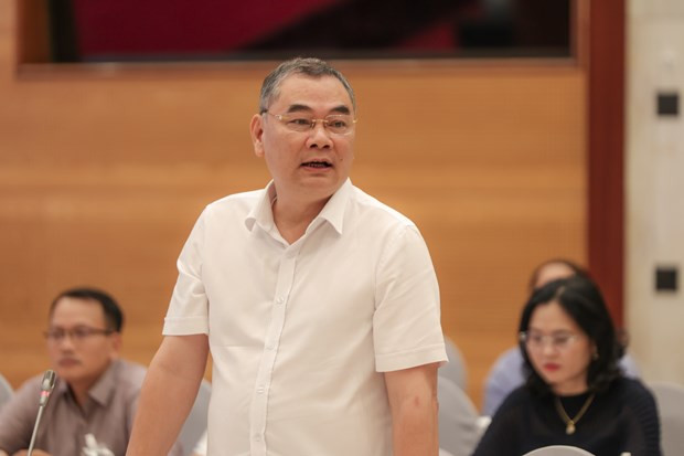 Trung tướng Tô Ân Xô - Người phát ngôn Bộ Công an đã lý giải rõ số tiền chênh lệch mà Việt Á đã chi để hối lộ, cảm ơn quan chức. (Ảnh: Minh Sơn/Vietnam+)