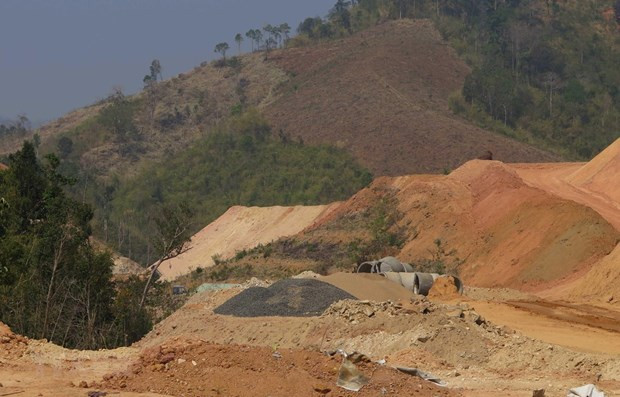 Hiện, tỷ lệ giải ngân vốn đầu tư công năm 2023 của tỉnh Kon Tum đạt khoảng gần 40%. (Ảnh: Dư Toán/TTXVN) Hiện, tỷ lệ giải ngân vốn đầu tư công năm 2023 của tỉnh Kon Tum đạt khoảng gần 40%. (Ảnh: Dư Toán/TTXVN)