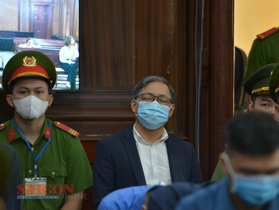 Bị cáo Nguyễn Cao Trí tại tòa sáng 11-4. Ảnh: CAO THĂNG