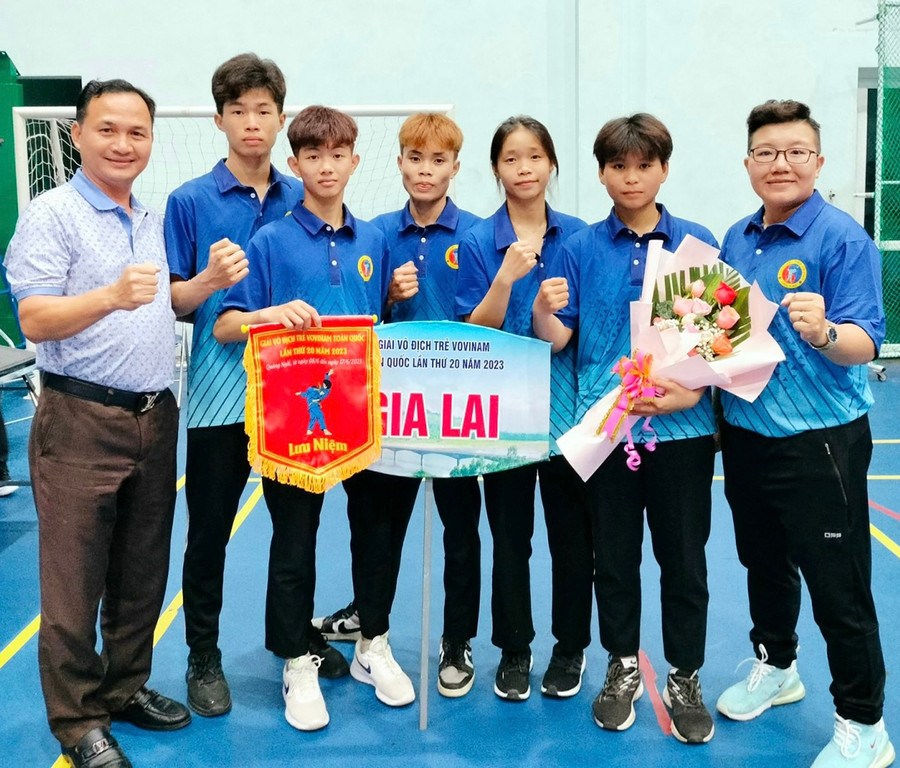 Các võ sĩ trẻ của Gia Lai có cơ hội cọ xát với các đối thủ mạnh trong cả nước. Ảnh: L.V.N Các võ sĩ trẻ của Gia Lai có cơ hội cọ xát với các đối thủ mạnh trong cả nước. Ảnh: L.V.N