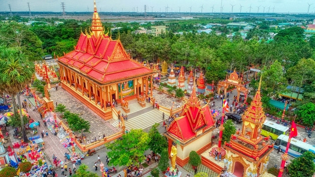 Khu di tích lịch sử văn hóa Chùa Xiêm Cán. ẢNH: PHAN THANH CƯỜNG