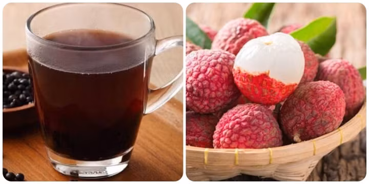 Uống nước đậu đen sau khi ăn vải sẽ giúp giải nhiệt kịp thời, ngăn chặn mụn nhọt.