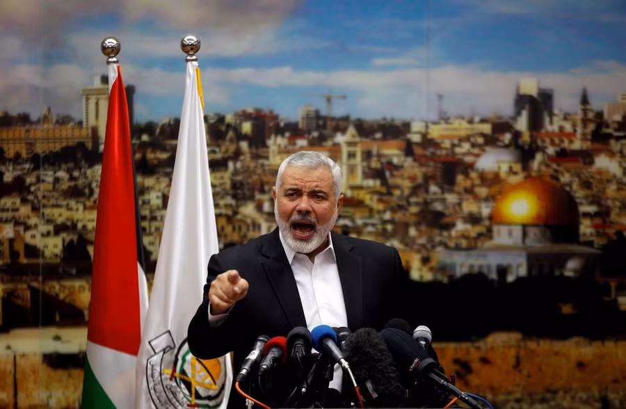 Thủ lĩnh Hamas Ismail Haniyeh. Ảnh: Reuters