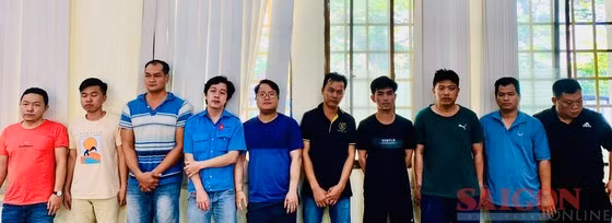 Quá trình điều tra, Công an xác định số tiền giao dịch của đường dây do Hiếu cầm đầu khoảng 200 tỷ đồng. Ảnh: CHÍ THẠCH