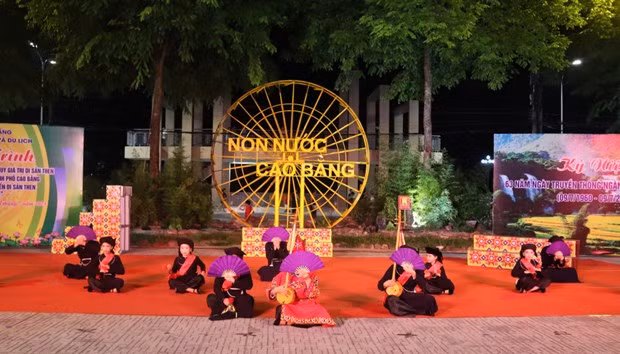 Hình ảnh trong Tuần Văn hóa, Thể thao và Du lịch tỉnh Cao Bằng năm 2023. (Ảnh: CTV/Vietnam+)