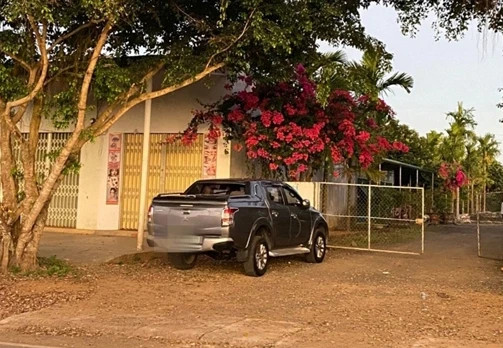 Khu vực nhà nghỉ, nơi xảy ra vụ nữ sinh bị đâm dẫn đến tử vong. ẢNH C.T.V. Khu vực nhà nghỉ, nơi xảy ra vụ nữ sinh bị đâm dẫn đến tử vong. ẢNH C.T.V.