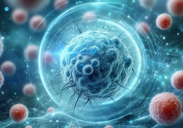 Tế bào ung thư - Ảnh đồ họa AI