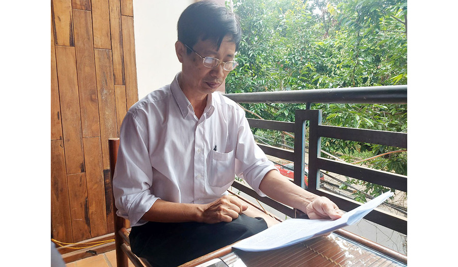 Ông Lê Huy Toàn đã gửi đơn kêu cứu đến các cơ quan chức năng vì cho rằng mình bị oan và cơ quan tố tụng có những sai phạm. Ảnh: T.D Ông Lê Huy Toàn đã gửi đơn kêu cứu đến các cơ quan chức năng vì cho rằng mình bị oan và cơ quan tố tụng có những sai phạm. Ảnh: T.D