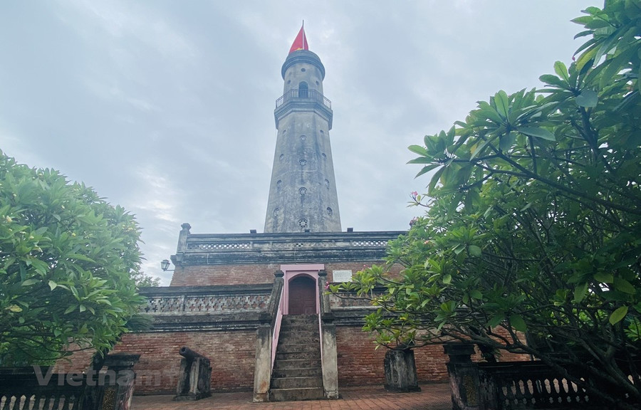 Cột cờ Nam Định là công trình quan trọng của Thành cổ Nam Định xưa. (Ảnh: Bích Hằng/Vietnam+)