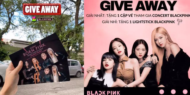 Nhiều fanpage tổ chức chơi game tặng vé concert. ẢNH CHỤP MÀN HÌNH FACEBOOK