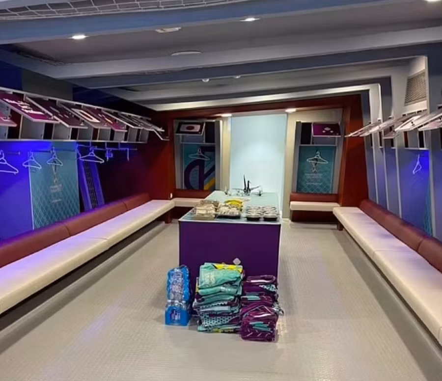 Phòng thay đồ của đội tuyển Nhật Bản sau một trận đấu ở World Cup 2022. CHỤP MÀN HÌNH