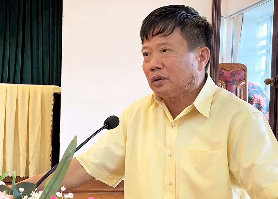 Ông Phạm Đình Luyến Tổng Giám đốc Công ty TNHH một thành viên Cao su Chư Păh. Ảnh: Hà Đức Thành