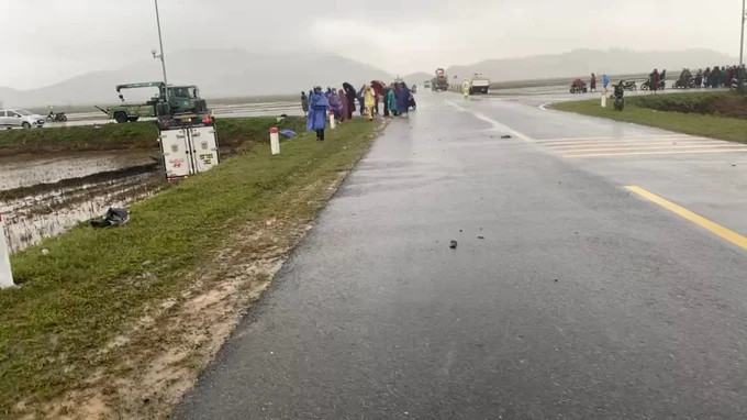 Khu vực hiện trường vụ tai nạn