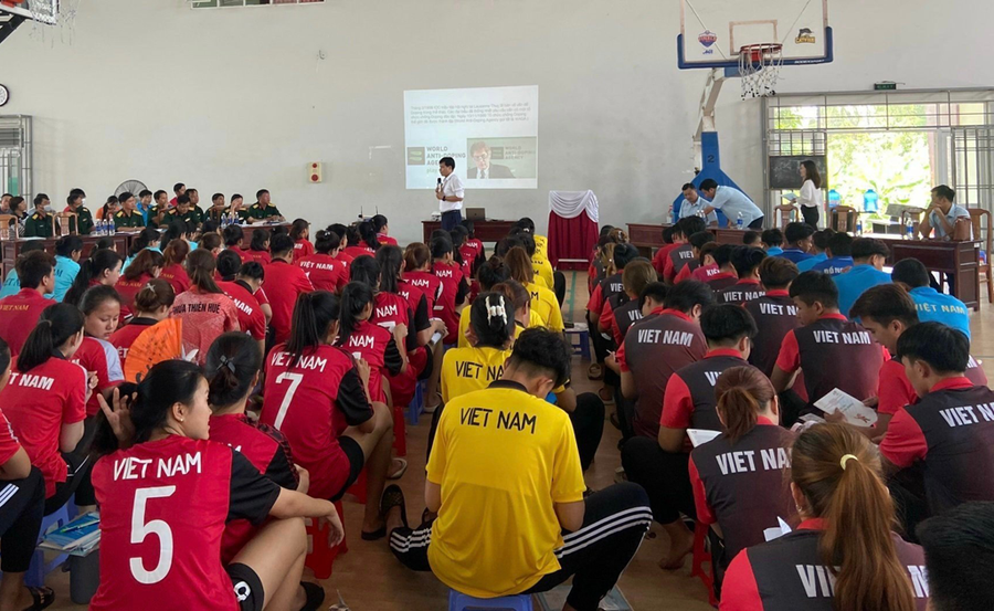 Các lớp tập huấn phòng chống doping trước SEA Games 32. Ảnh: TRỌNG HẢI Các lớp tập huấn phòng chống doping trước SEA Games 32. Ảnh: TRỌNG HẢI