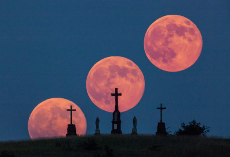 Tại sao mặt trăng nhìn lớn hơn khi ở chân trời? - Ảnh 3. Ảo giác khoảng cách là một trong những nguyên nhân khiến nhiều người thấy mặt trăng to hơn ở chân trời. Ảnh: HAS