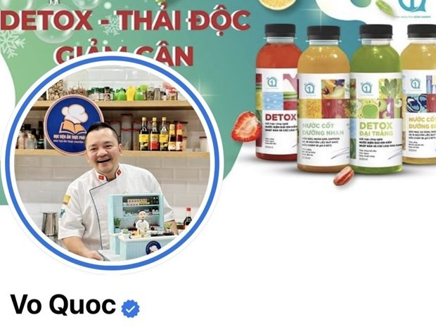 Chủ tài khoản Facebook Vo Quoc là đầu bếp Võ Quốc. (Ảnh chụp màn hình)