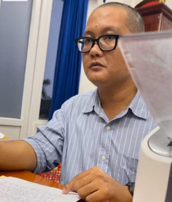 Đối tượng Nguyễn Quốc Phương đang bị công an tạm giữ. Ảnh: Công an Quảng Nam