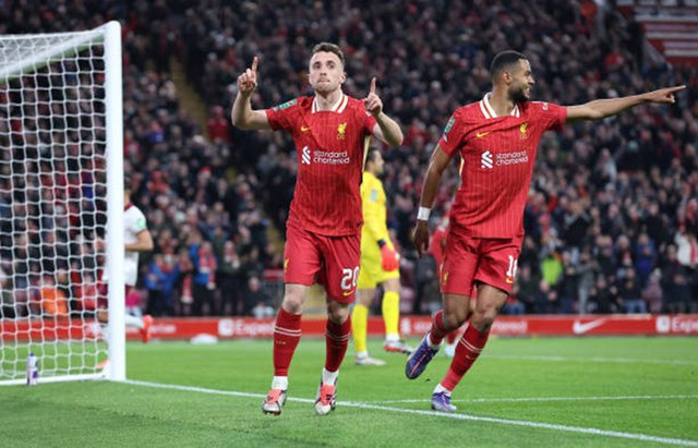 Diogo Jota và Cody Gakpo cùng lập cú đúp trong chiến thắng 5-1 của Liverpool Diogo Jota và Cody Gakpo cùng lập cú đúp trong chiến thắng 5-1 của Liverpool