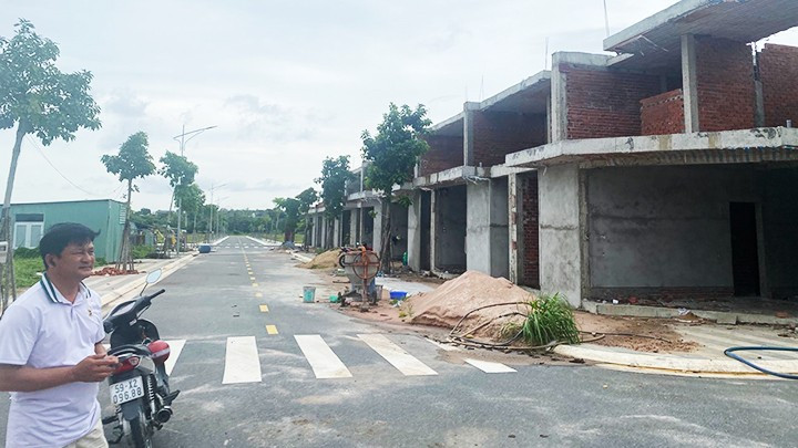 Dự án nhà ở xã hội Lan Anh 7 đang được triển khai. Ảnh: ĐOÀN CHÍNH Dự án nhà ở xã hội Lan Anh 7 đang được triển khai. Ảnh: ĐOÀN CHÍNH