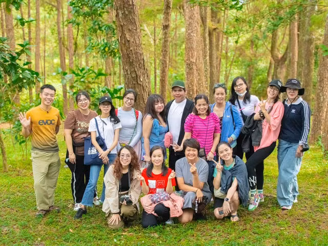 Những tour du lịch sống chậm, khám phá nhiều địa điểm ít người biết do Ngân tổ chức ở Bảo Lộc. Ảnh: NVCC
