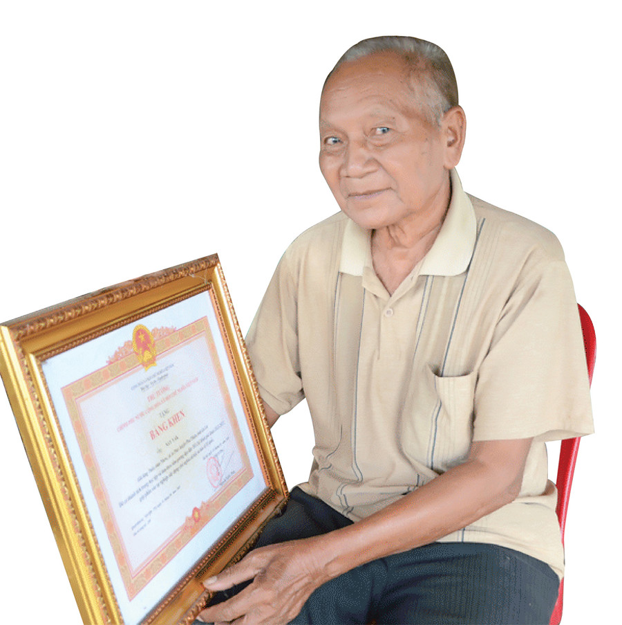 Già làng Ama Nhơn lúc sinh thời. Ảnh: Đức Phương