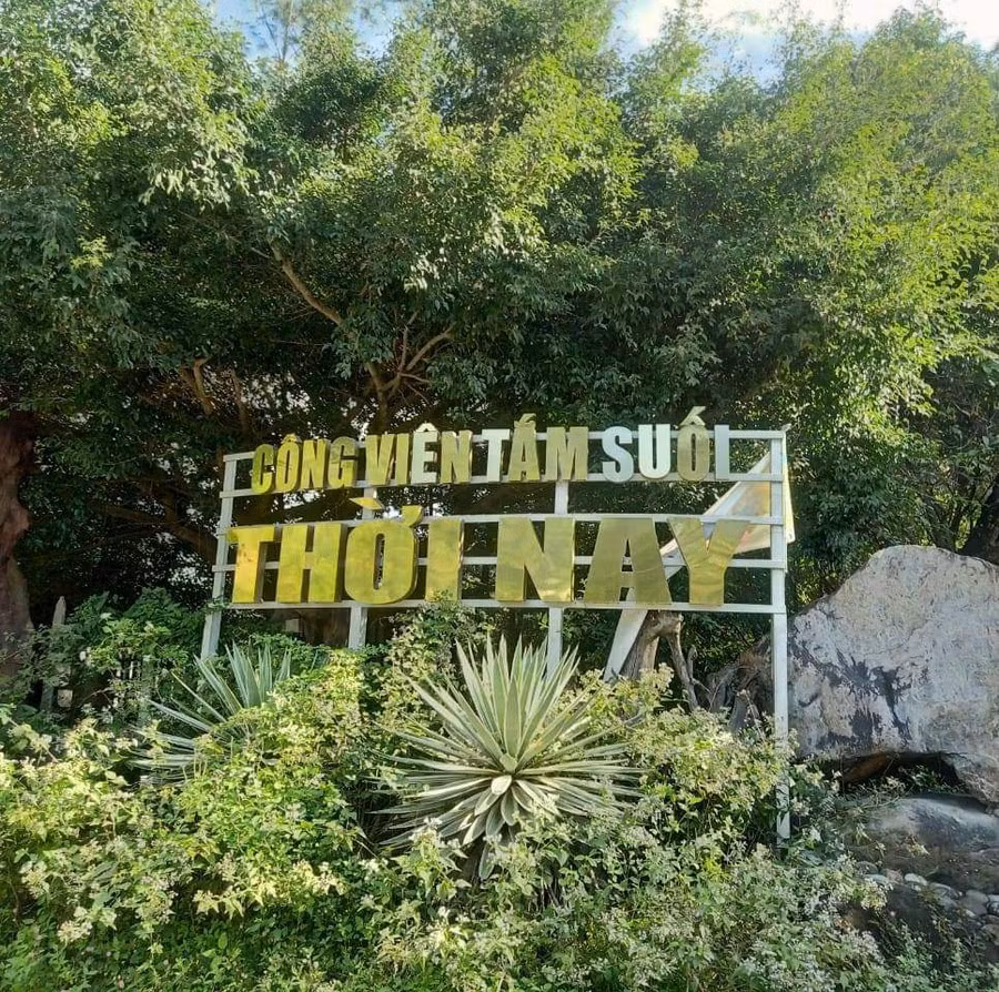 Khu du lịch nằm bên bờ suối Lương tại Liên Chiểu, Đà Nẵng. Ảnh: Đoàn Minh