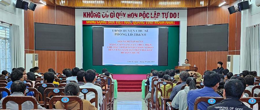 Quang cảnh lớp tập huấn. Ảnh: Mỹ Đức Quang cảnh lớp tập huấn. Ảnh: Mỹ Đức