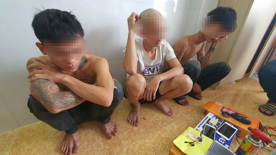 Các đối tượng bị cơ quan công an bắt giữ Các đối tượng bị cơ quan công an bắt giữ