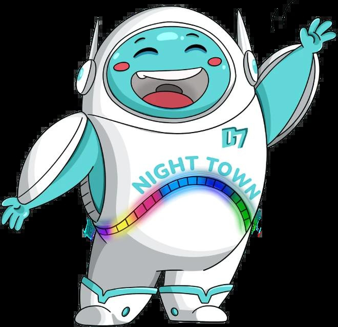 Logo (trên) và biểu tượng thương hiệu (dưới) cho các hoạt động phát triển kinh tế đêm tại quận 7 Logo (trên) và biểu tượng thương hiệu (dưới) cho các hoạt động phát triển kinh tế đêm tại quận 7