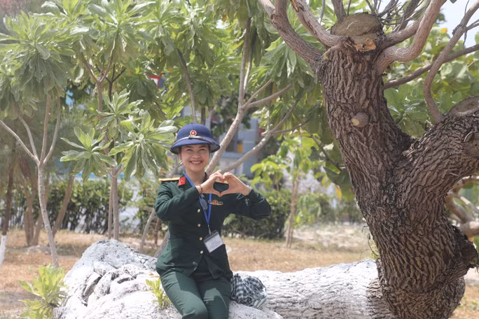 Trường Sa luôn trong tim mỗi người con đất Việt. Ảnh: Phương Dung