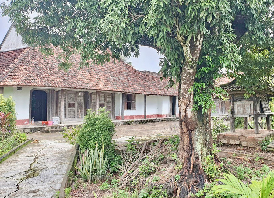 Ngôi nhà cổ của ông Bùi Meo, nơi vợ và con gái Anh hùng Đỗ Trạc từng ở. Ảnh: L.Đ.N