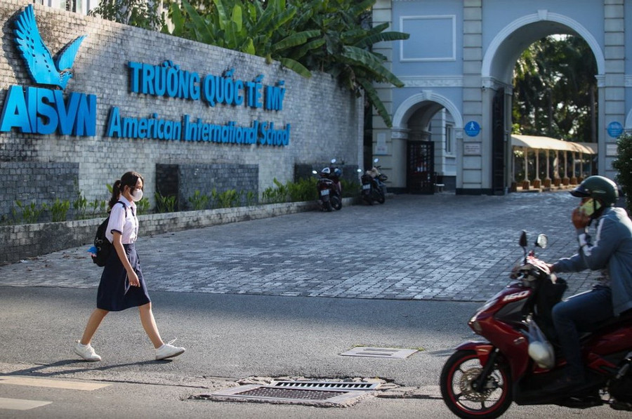 Trong thời gian bị đình chỉ, Trường Quốc tế Mỹ AISVN không được tổ chức bất kỳ hoạt động giáo dục nào theo quy định. (Nguồn: Báo Thanh Niên)
