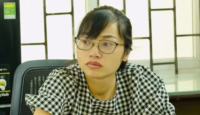 Bị can Nguyễn Thị Uyên. Ảnh: HỮU THANH