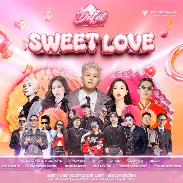 Nghệ sĩ biểu diễn đêm 28.4. G.B chụp lại