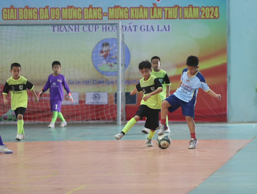 Gia Lai đã tổ chức giải U9 trong tỉnh từ đầu năm 2024 để tuyển chọn lực lượng. Ảnh: Văn Ngọc Gia Lai đã tổ chức giải U9 trong tỉnh từ đầu năm 2024 để tuyển chọn lực lượng. Ảnh: Văn Ngọc