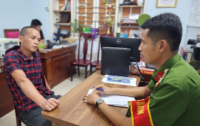 Lực lượng chức năng tạm giữ hình sự đối tượng Đoàn V. N.