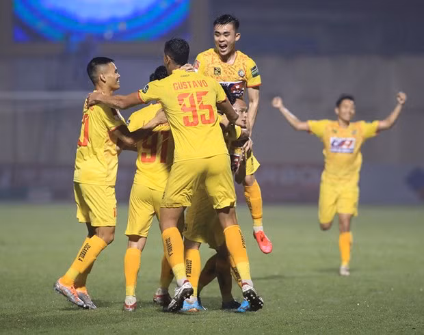 Thanh Hóa khởi đầu V-League 2023 đầy thăng hoa dưới thời huấn luyện viên mới. (Ảnh: VPF)