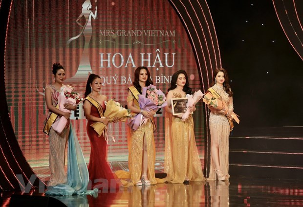 Top 5 &quot;quý bà&quot; cuộc thi. (Ảnh: Mai Mai/Vietnam+)